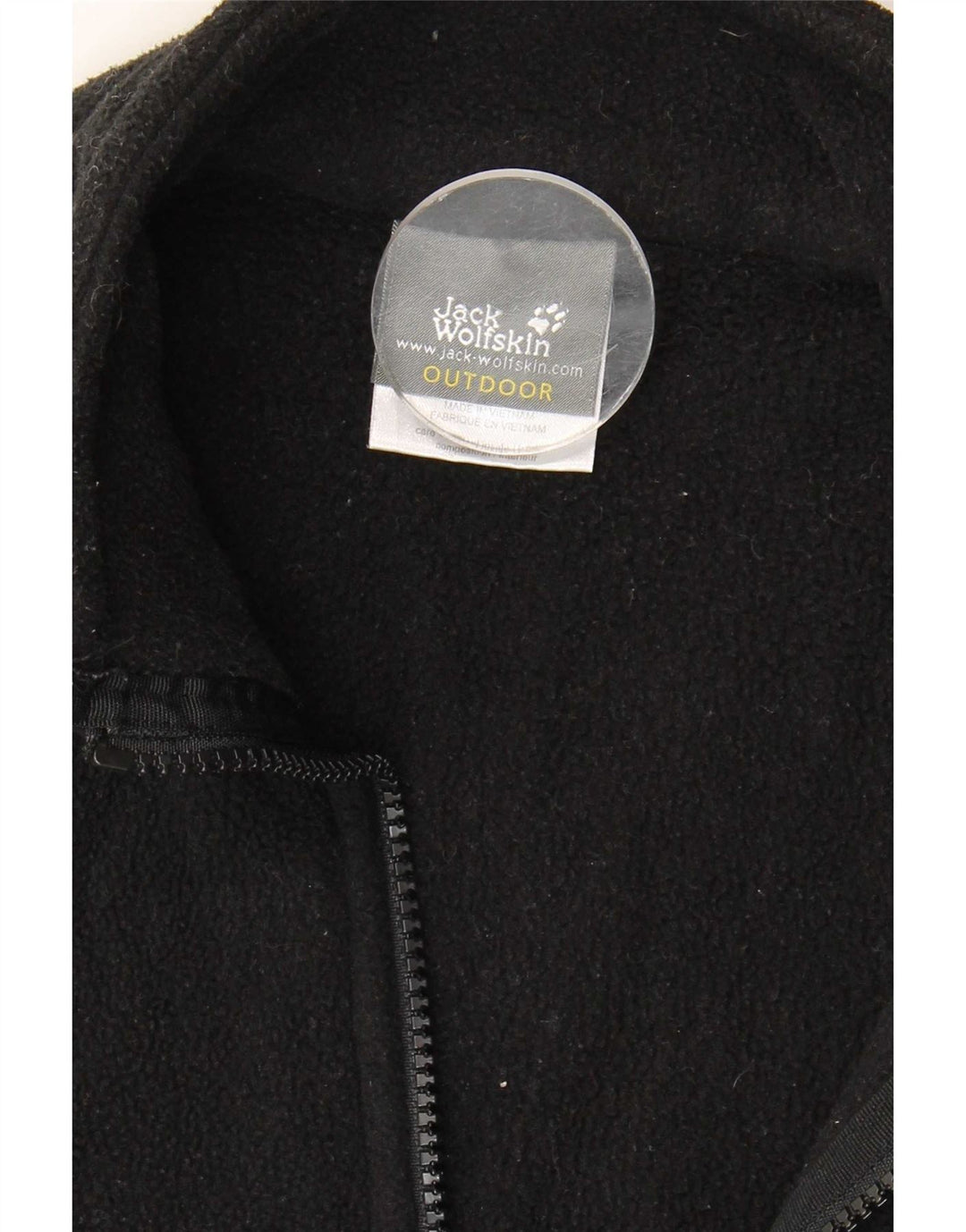 Jack Wolfskin Dame Liner Fleecejakke UK 12/14 Medium Black Polyester