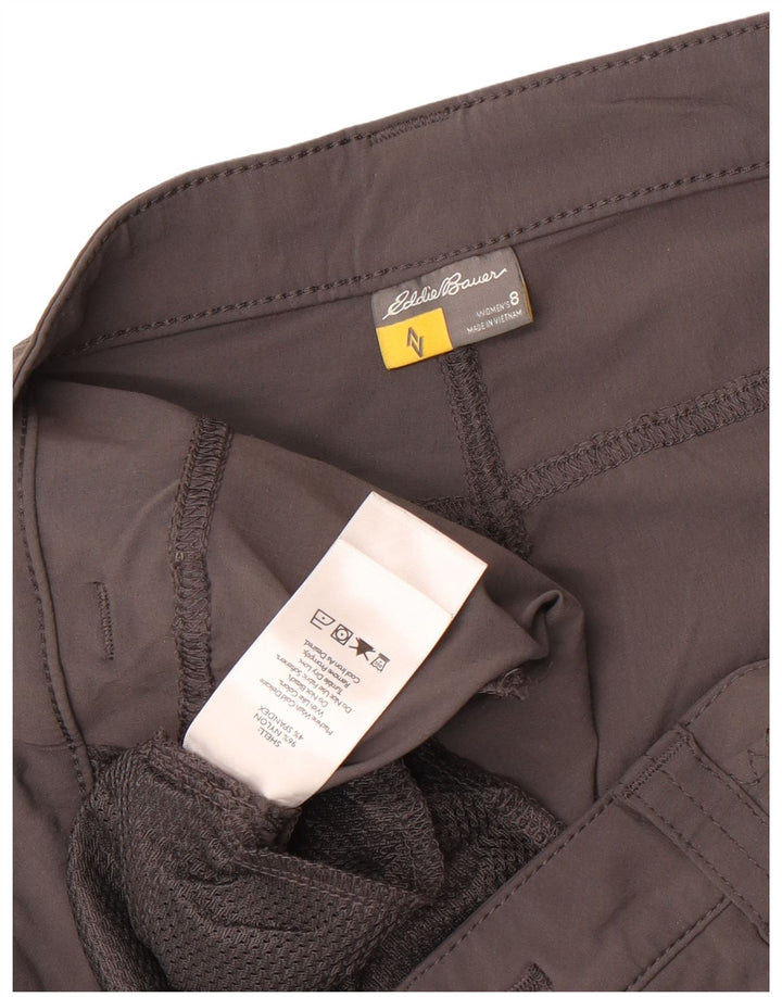 Eddie Bauer Dame Cargo Shorts US 8 Medium W32 Grå Nylon