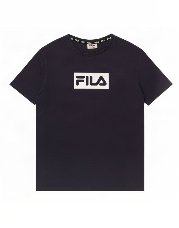 Fila Herre grafisk T-shirt top XS marineblå bomuld