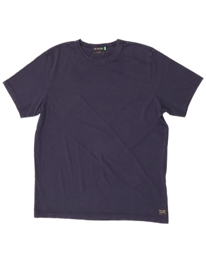 Dockers Herre Slim Fit T-Shirt Top Stor Marineblå