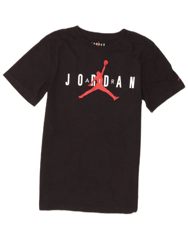 Jordan Boys Grafisk T-Shirt Top 13-14 år XL Sort Bomuld