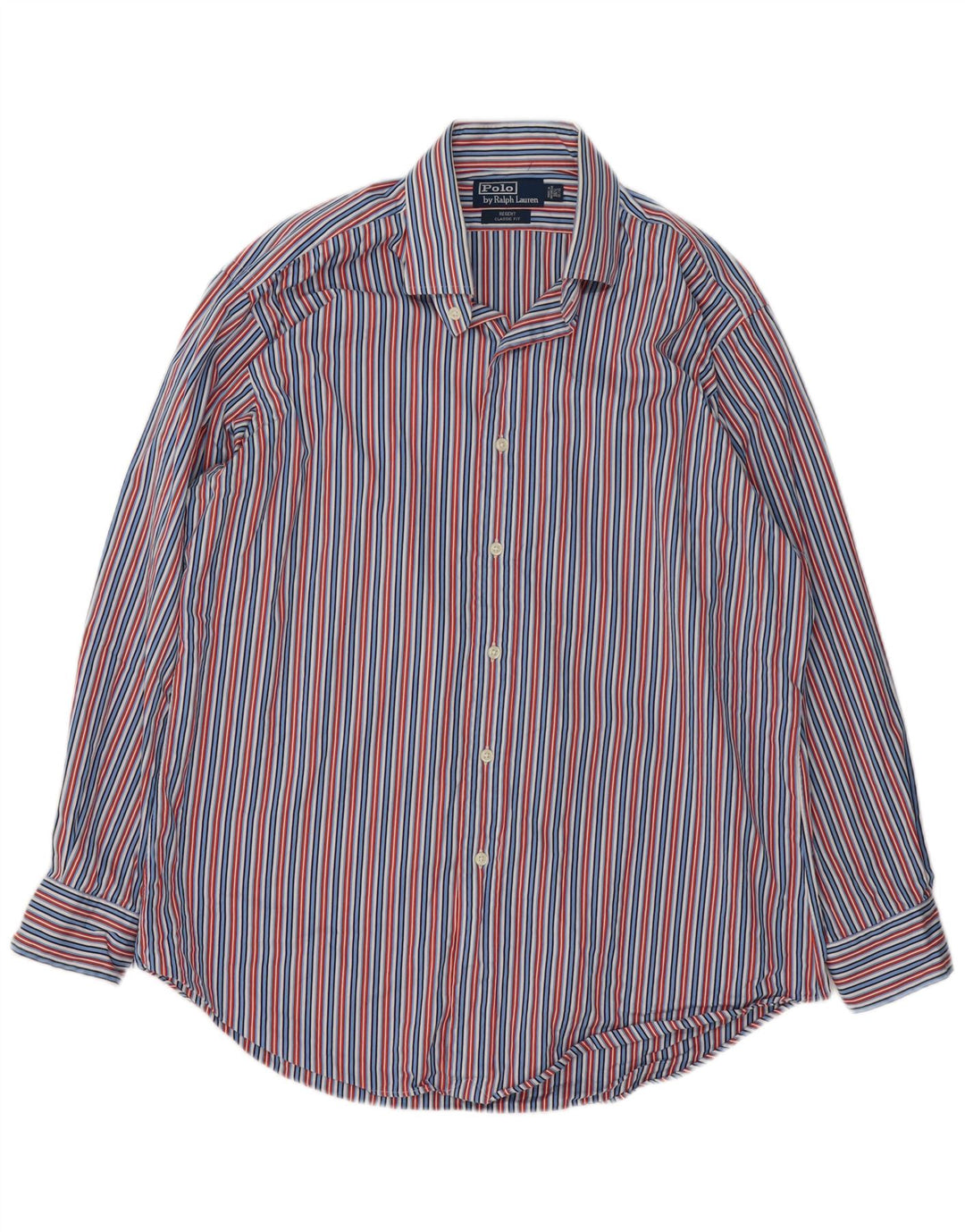 POLO RALPH LAUREN Herre Regent Skjorte Str. 16 1/2 Large Flerfarvet