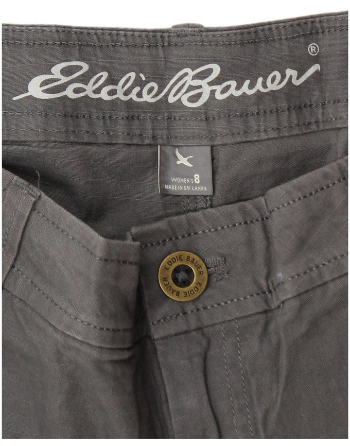 Eddie Bauer Chino Shorts til kvinder US 8 Medium W32 Grå Bomuld
