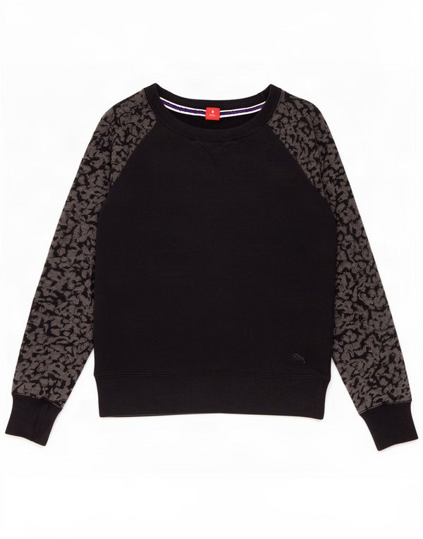Puma Sweatshirt Jumper UK 12 Medium Sort dyreprint