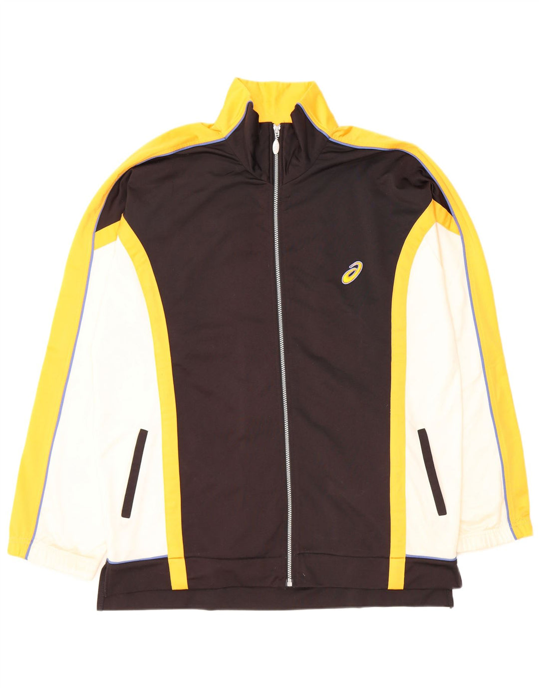 ASICS Grafisk træningsdragt til mænd Topjakke XL Sort Colourblock Polyester