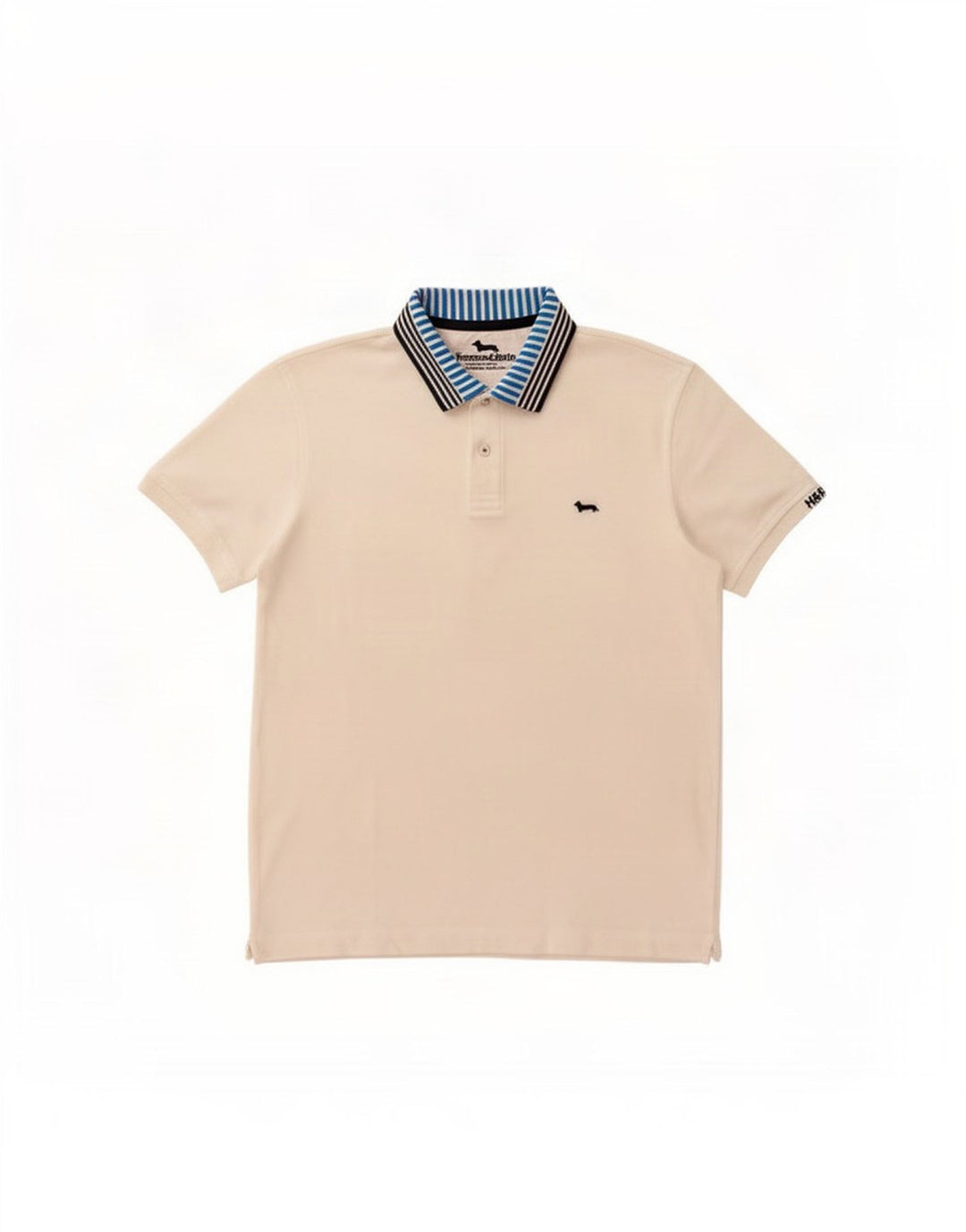Harmont & Blaine Herre Regular Fit Rugby Polo Shirt Lille hvid stribet