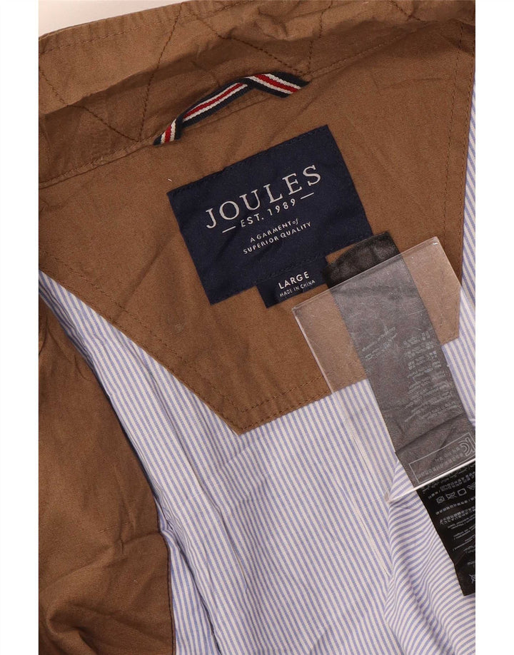 Joules Bomberjakke til mænd UK 40 Stor Beige Bomuld