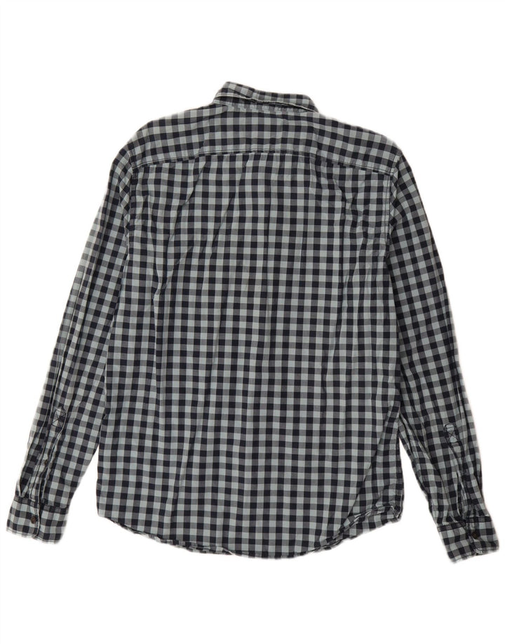 Timberland Herre Slim Fit skjorte Medium Marineblå Gingham Cotton