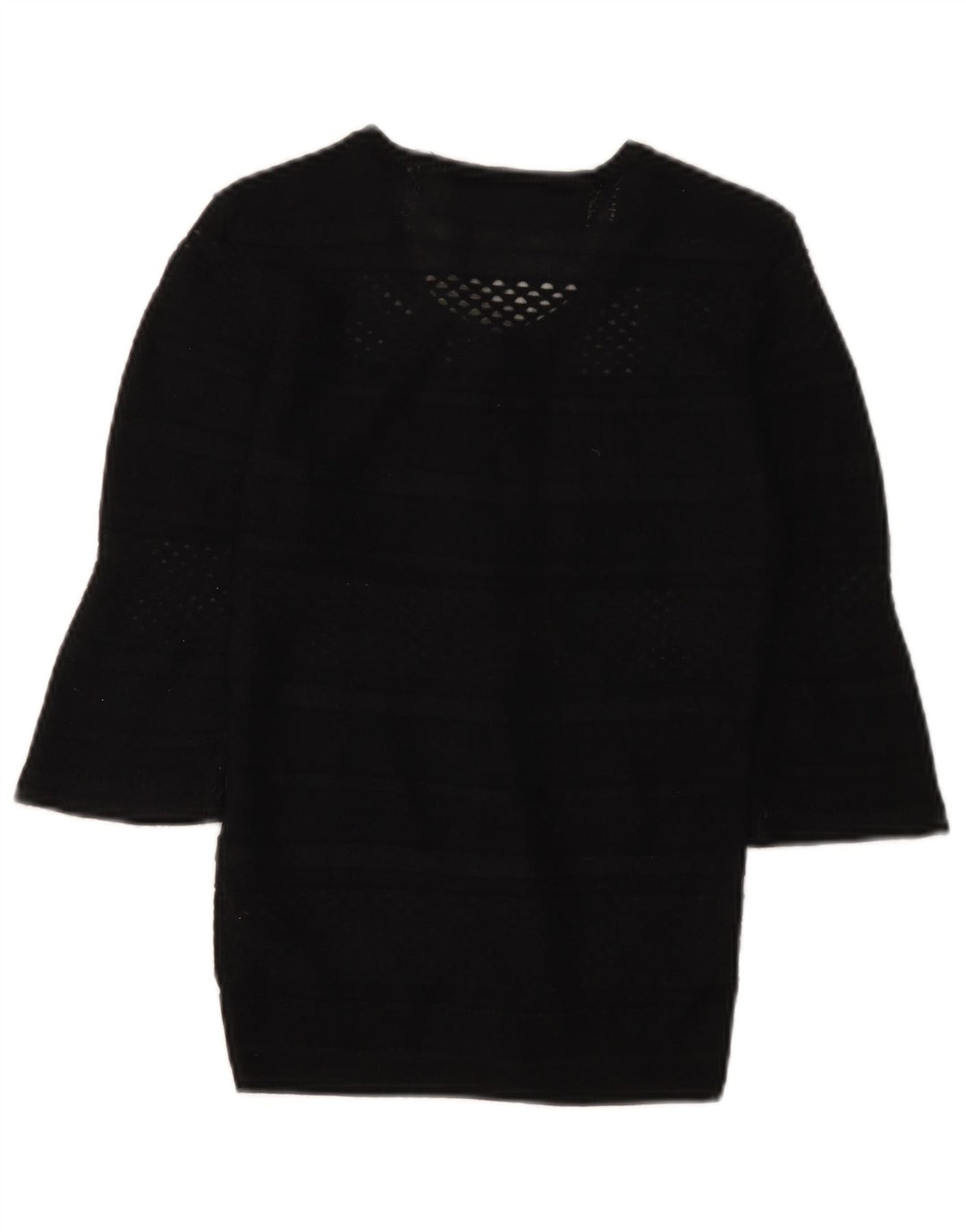 Guess 3/4-ærmet cardigantrøje til kvinder UK 8 Small Black