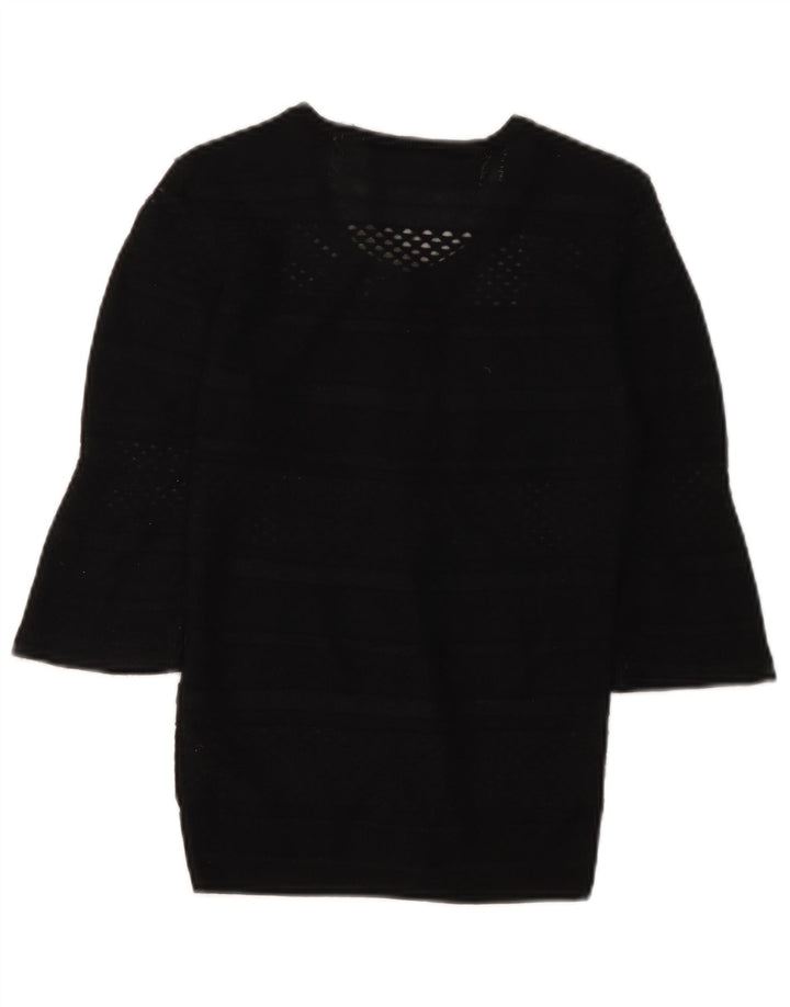 Guess 3/4-ærmet cardigantrøje til kvinder UK 8 Small Black