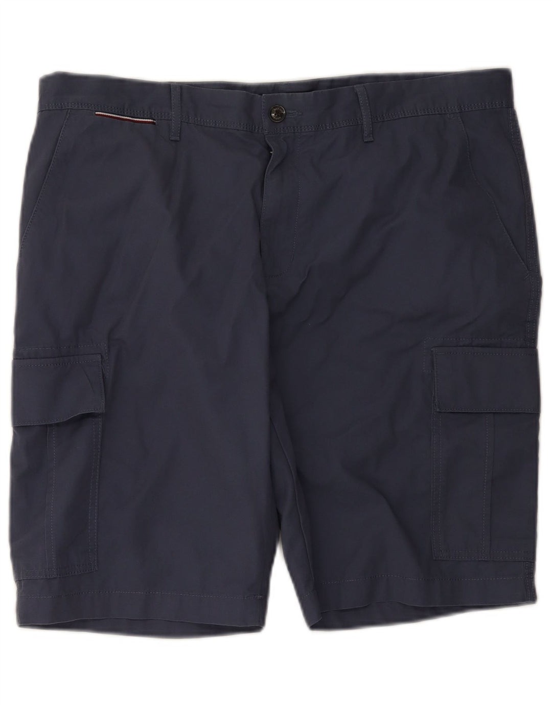 Tommy Hilfiger Herre Cargo Shorts W38 XL Marineblå Bomuld