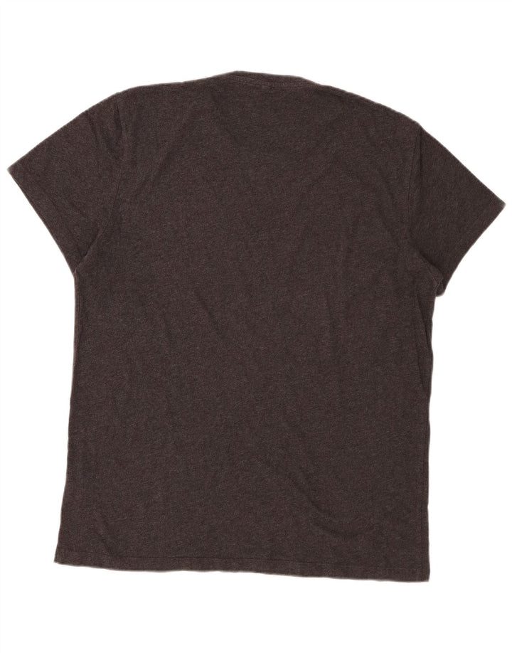 Jack Wills Herre T-shirt Top mellemgrå bomuld