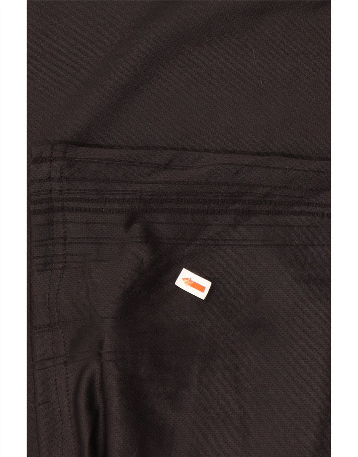 Adidas Herre Climalite T-Shirt Top Medium Sort Polyester Sports