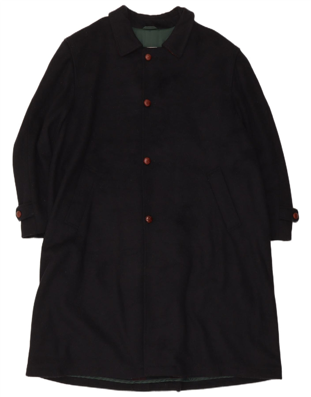 ETON BLUES Herre Overfrakke IT 54 2XL Marineblå Uld