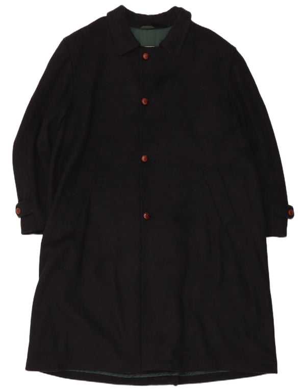 ETON BLUES Herre Overfrakke IT 54 2XL Marineblå Uld