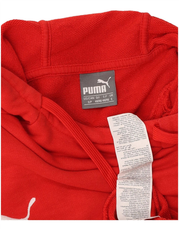 PUMA Hættetrøje til mænd, lille rød bomuld