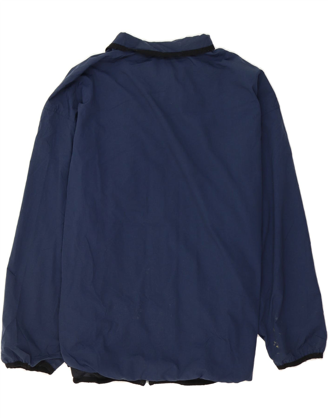 REEBOK Mens Tracksuit Top Jacket 2XL Navy Blue Polyamide Vintage Reebok and Second-Hand Reebok from Messina Hembry 
