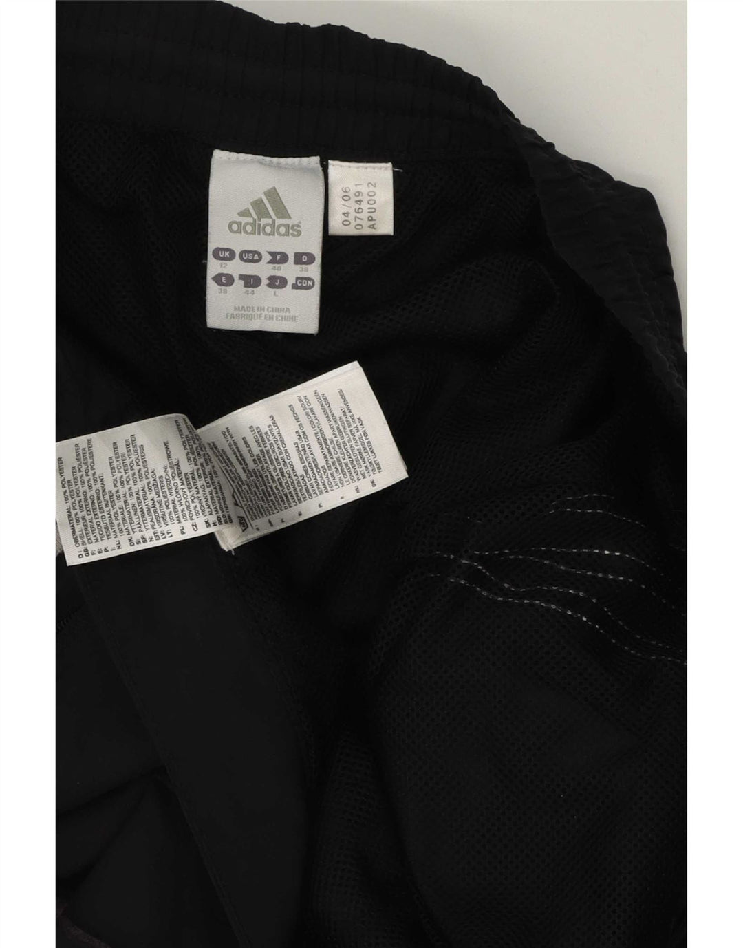 Adidas Womens Clima Proof Tracksuit Bukser UK 12 Medium Black Polyester