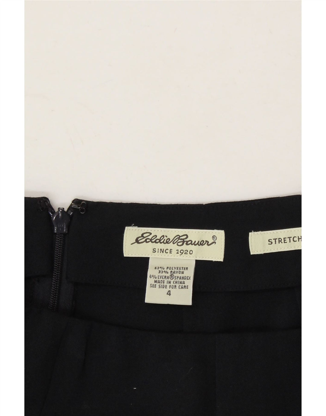 EDDIE BAUER Womens Maxi Skirt US 4 Small W26  Black Polyester Vintage Eddie Bauer and Second-Hand Eddie Bauer from Messina Hembry 