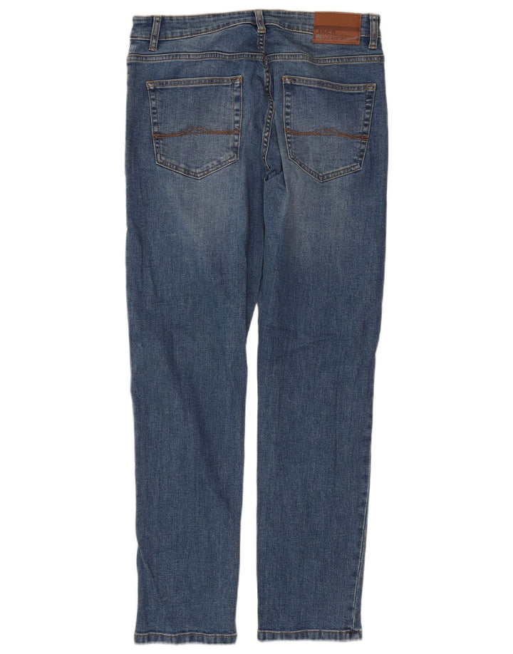 JACK WILLS Herre Slim Jeans W32 L32 Blå Bomuld