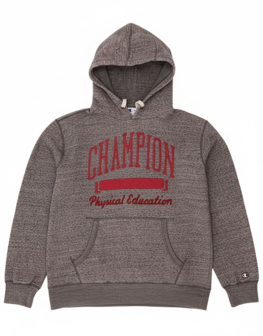 Champion Herre hættetrøje Jumper Large Grå Flecked Bomuld