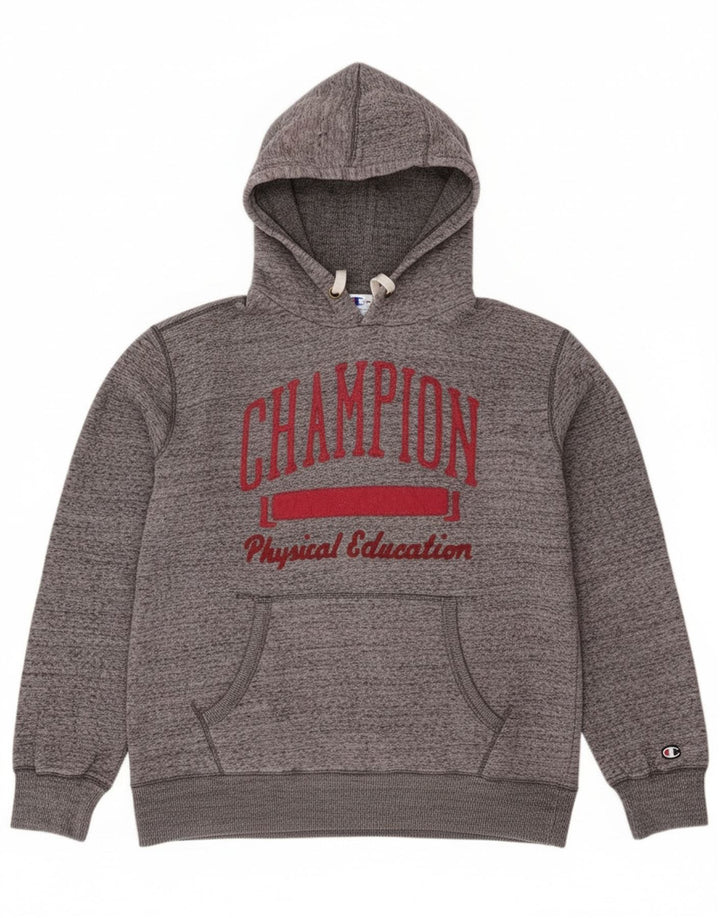 Champion Herre hættetrøje Jumper Large Grå Flecked Bomuld