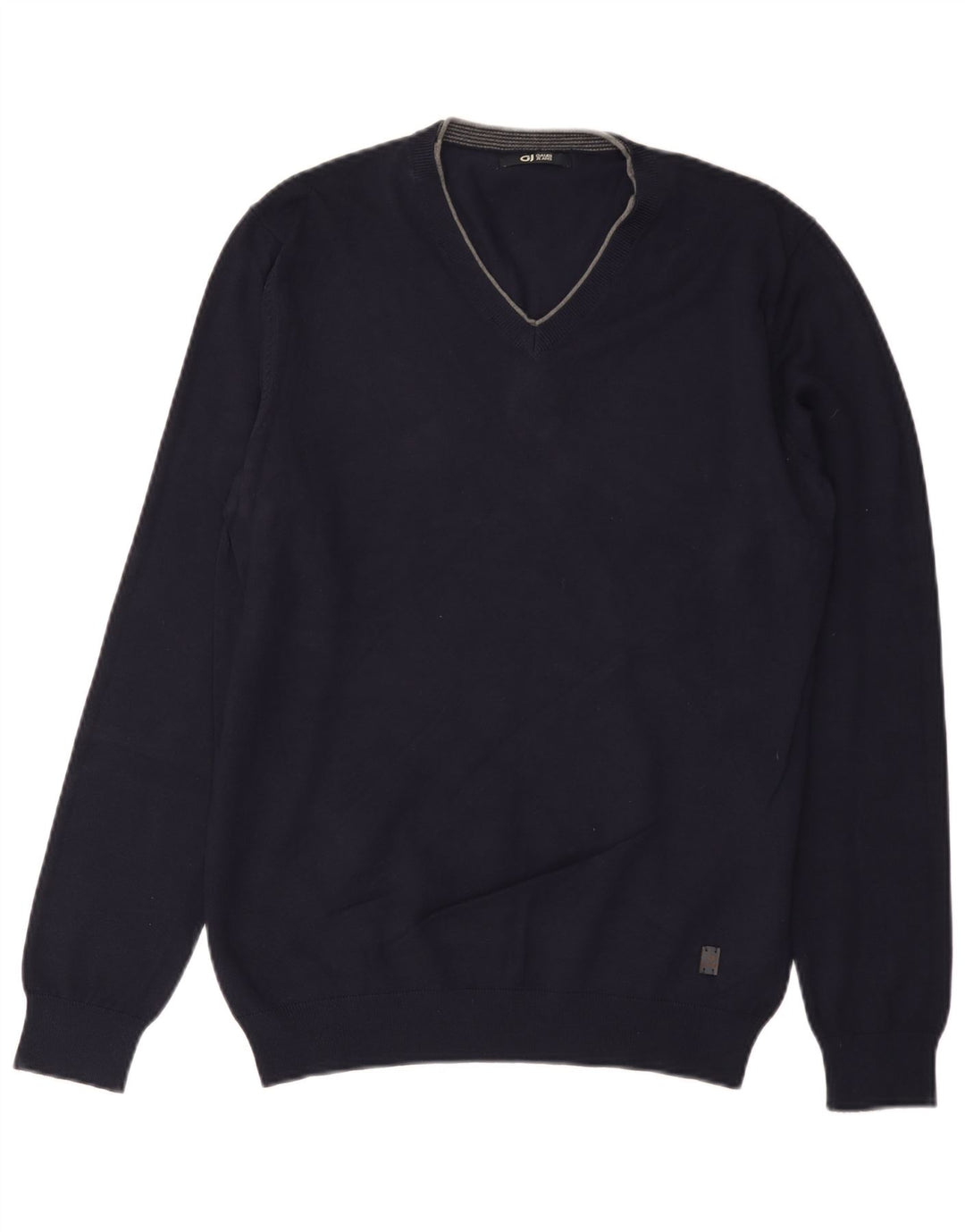 Gaudi Herre V-hals sweater Medium Navy Blue Viscose