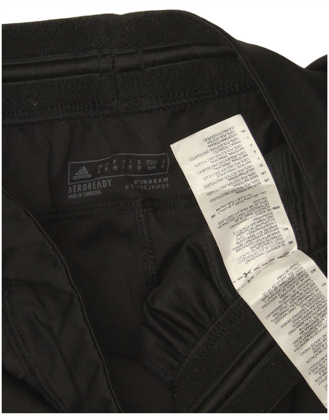 Adidas Aeroready Sportsshorts til mænd mellem sort polyester
