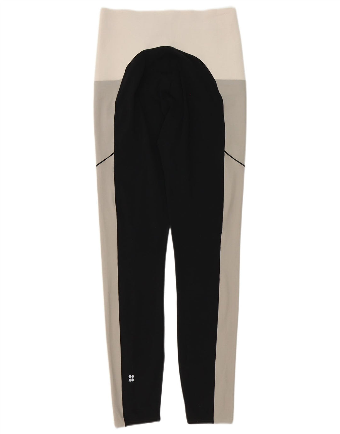 Sweaty Betty Womens Leggings UK 8 Small Black Colourblock Polyester