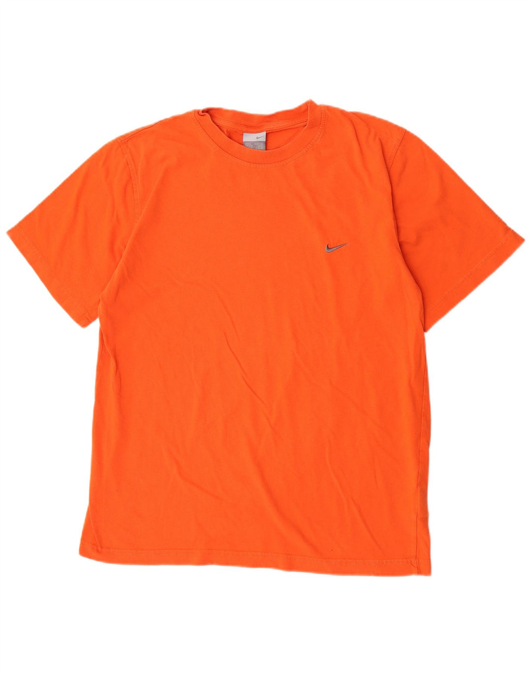 Nike Herre T-shirt Top UK 39/41 Medium Orange Bomuld
