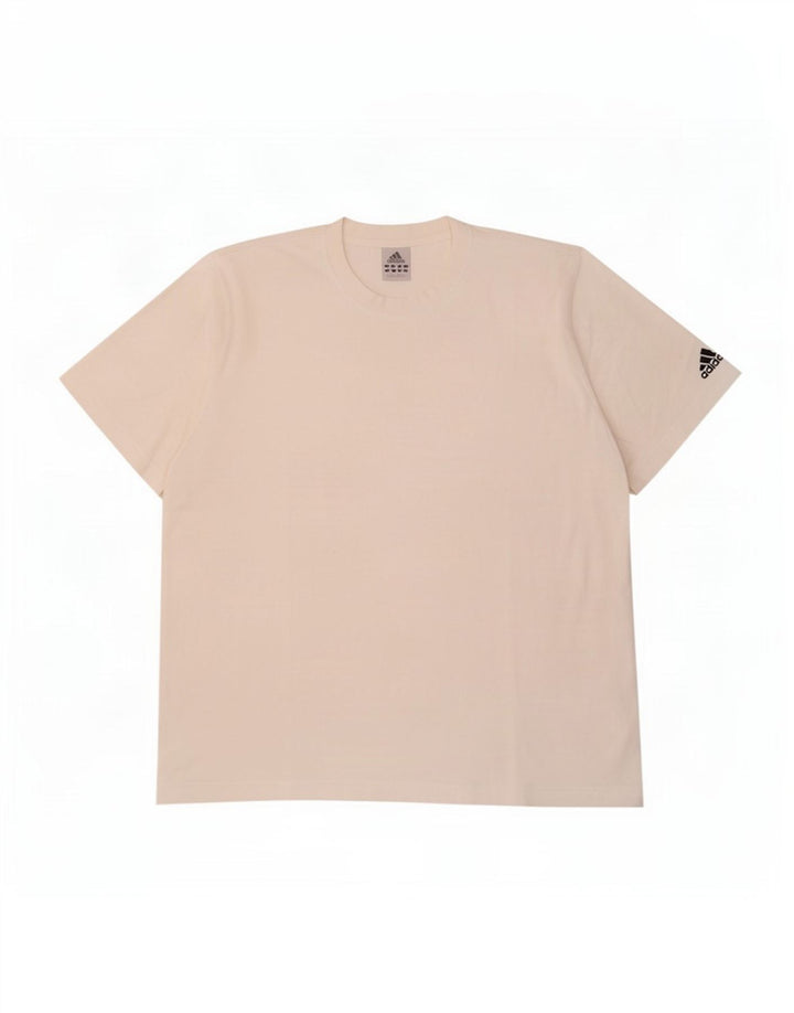Adidas Herre T-Shirt Top XL Hvid Bomuld