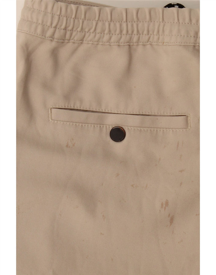 ZARA Joggers til mænd Chinobukser Medium W32 L28 Beige Polyester