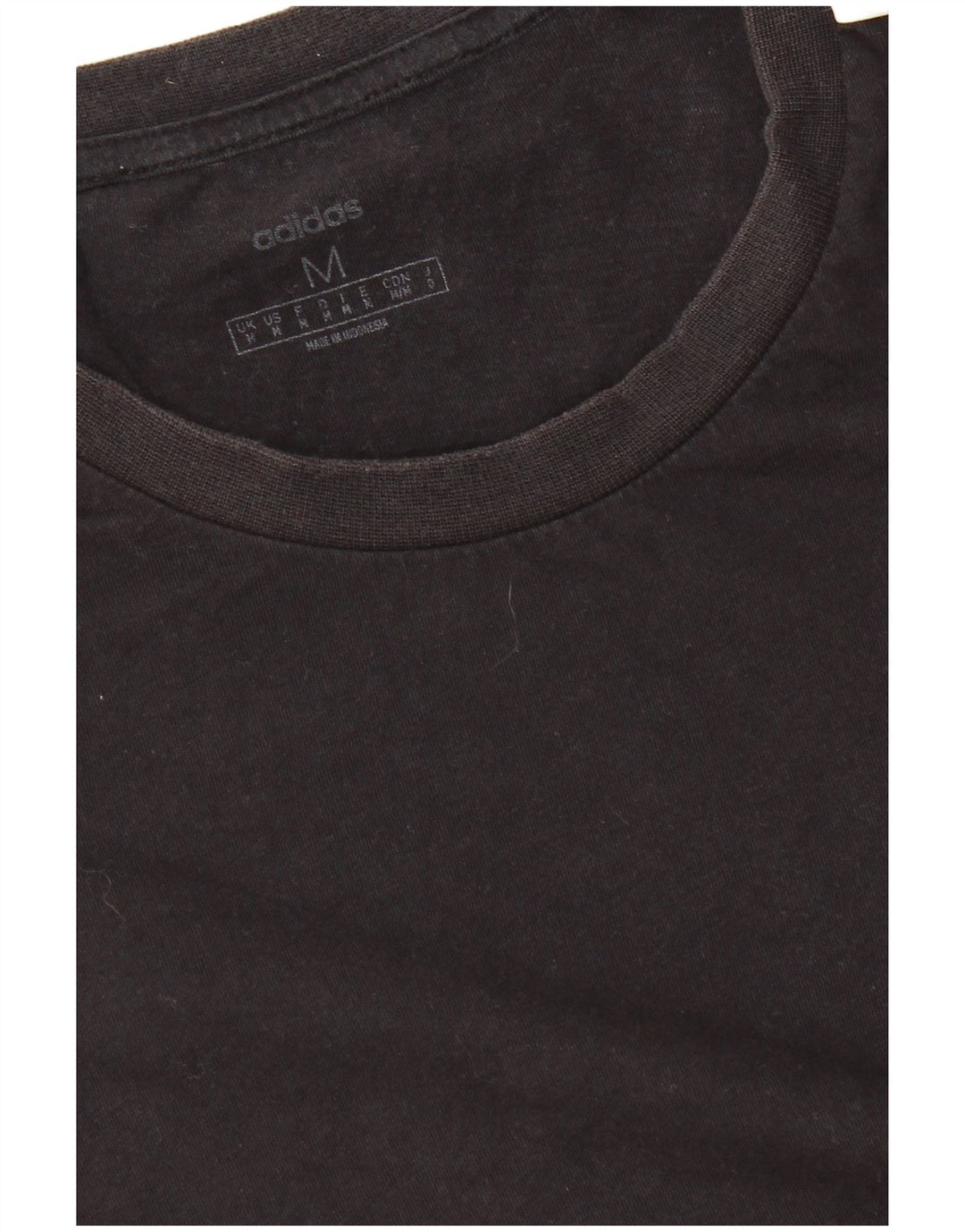 Adidas Herre T-Shirt Top Medium Sort