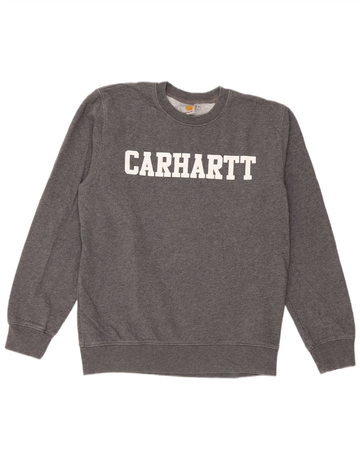 Carhartt Herre Grafisk Sweatshirt Jumper Lille Grå Bomuld