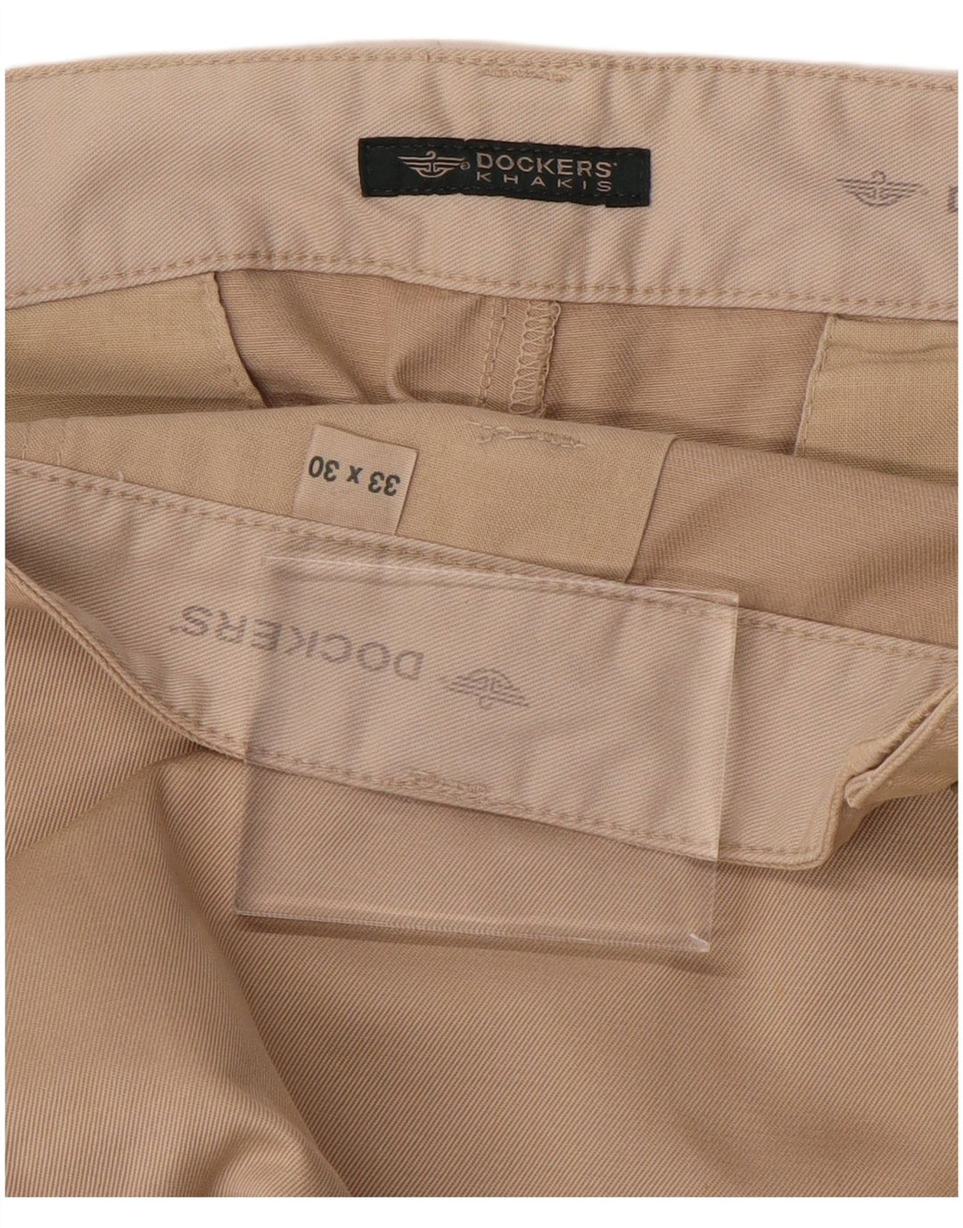 DOCKERS Herre Khakis Lige Chino Bukser W33 L30 Beige