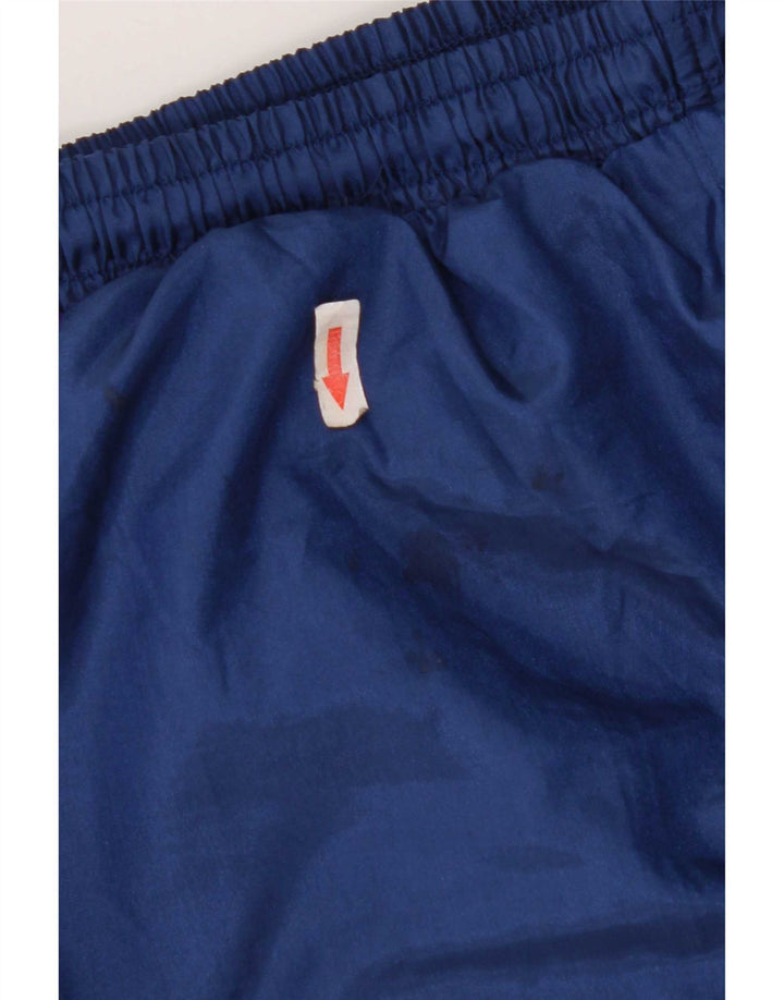 Vintage træningsdragt bukser til mænd Joggers store marineblå polyester