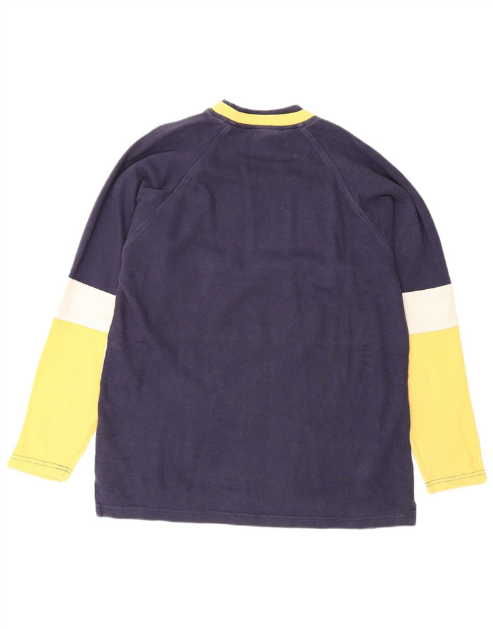 Aktiv Herre Grafisk Sweatshirt Jumper Stor Flerfarvet Colourblock