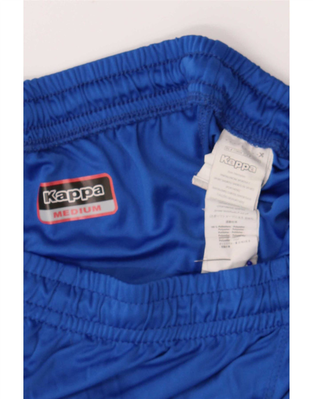 Kappa Herre Graphic Sports Shorts Medium Blue Colourblock Polyester Sports
