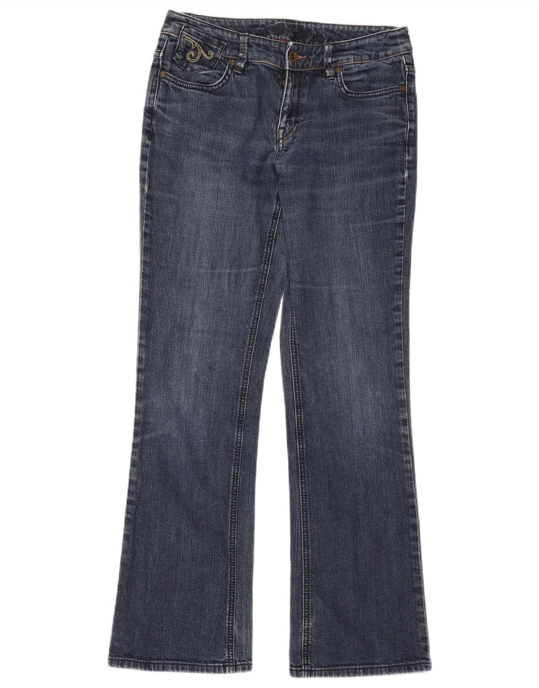 Esprit Dame Bootcut Jeans W32 L30 Blå Bomuld