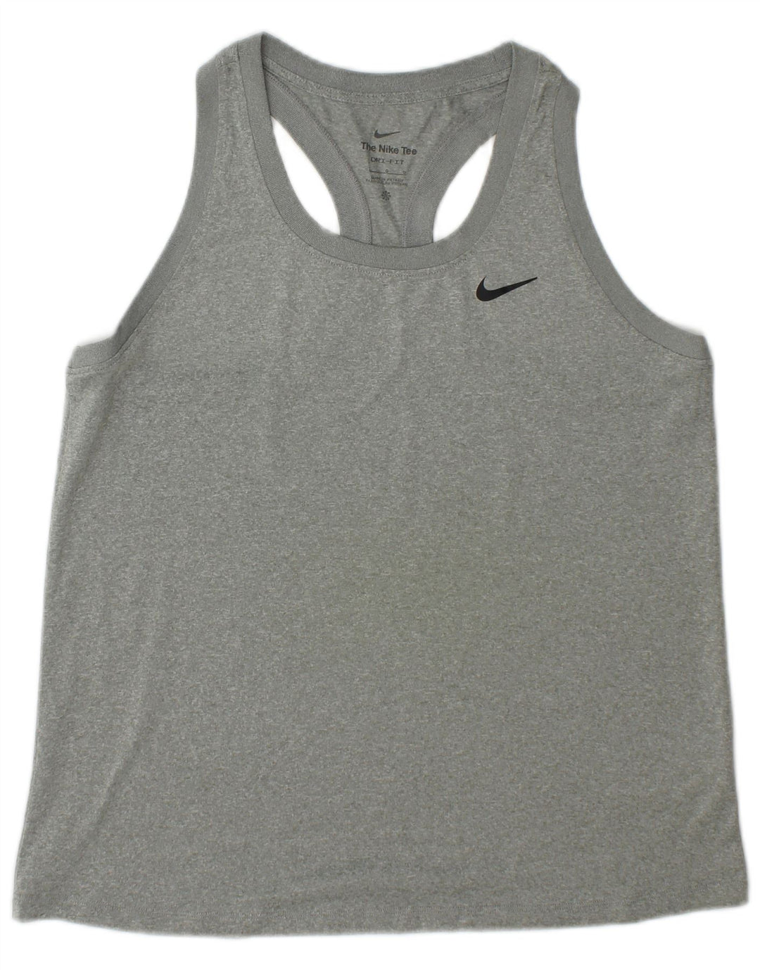 Nike Herre Dri Fit Vest Top Stor Grå Polyester