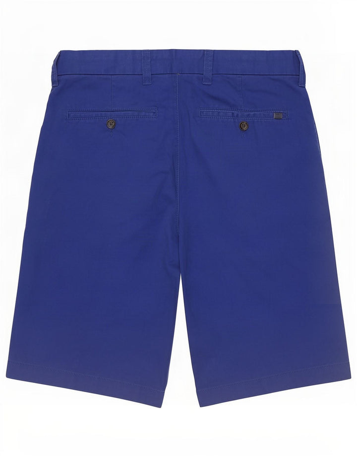 Marks & Spencer Herre Chino Shorts Medium W30 Blå Bomuld
