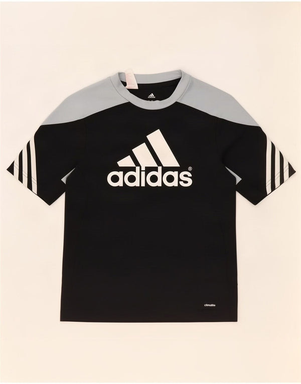 Fila Boys Climalite grafisk T-shirt top 11-12 år stor sort farveblok