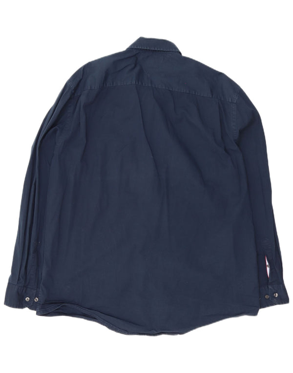 Tommy Hilfiger herreskjorte 2XL marineblå bomuld