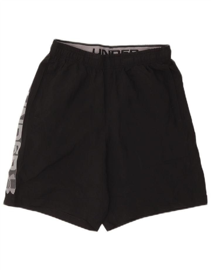 Under Armour Herre Grafisk Loose Fit Sportsshorts Små sorte polyester