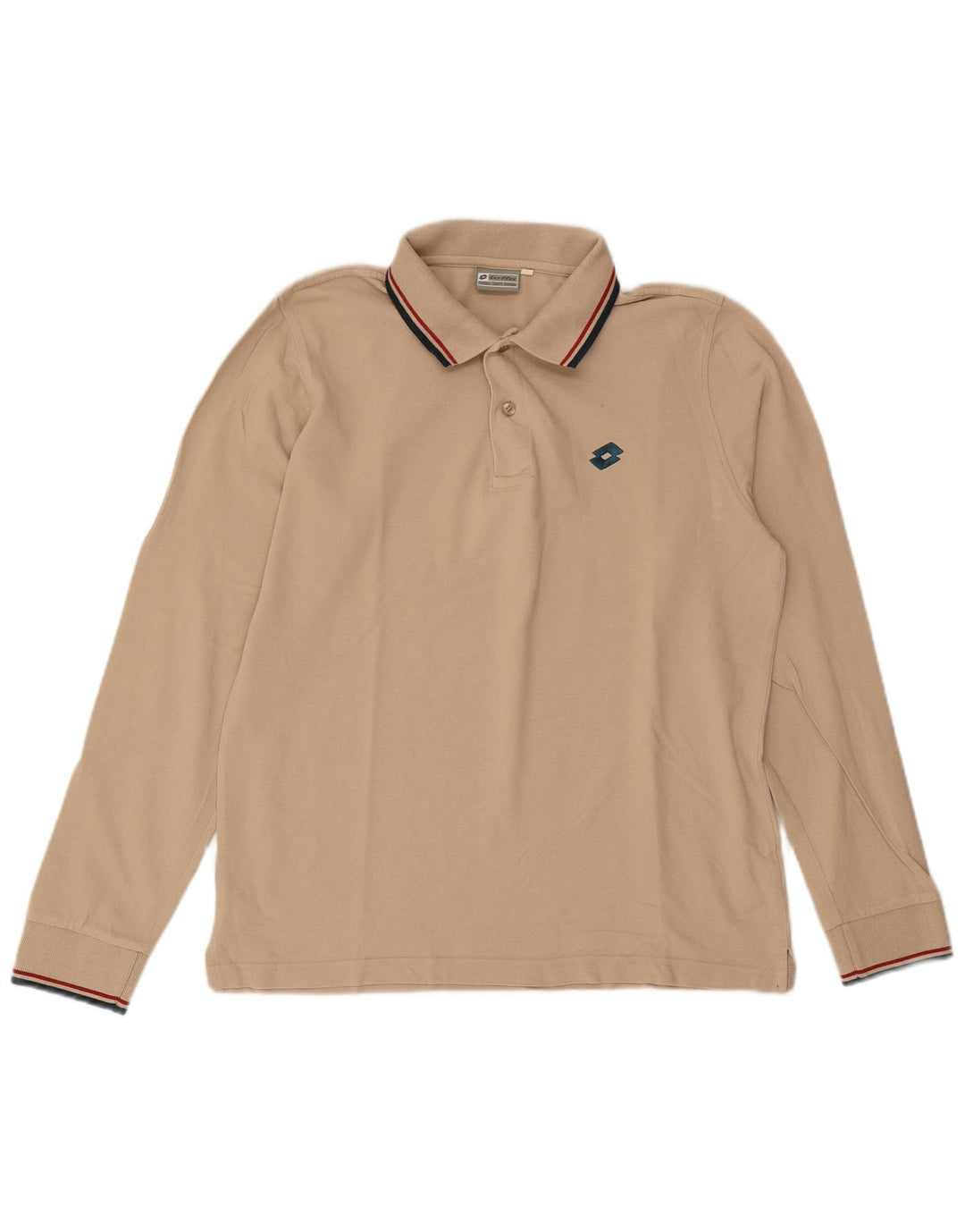 Lotto Langærmet poloshirt til mænd Medium Beige Bomuld