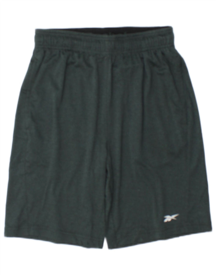 Reebok Sportshorts til mænd Små grøn flækkede polyester