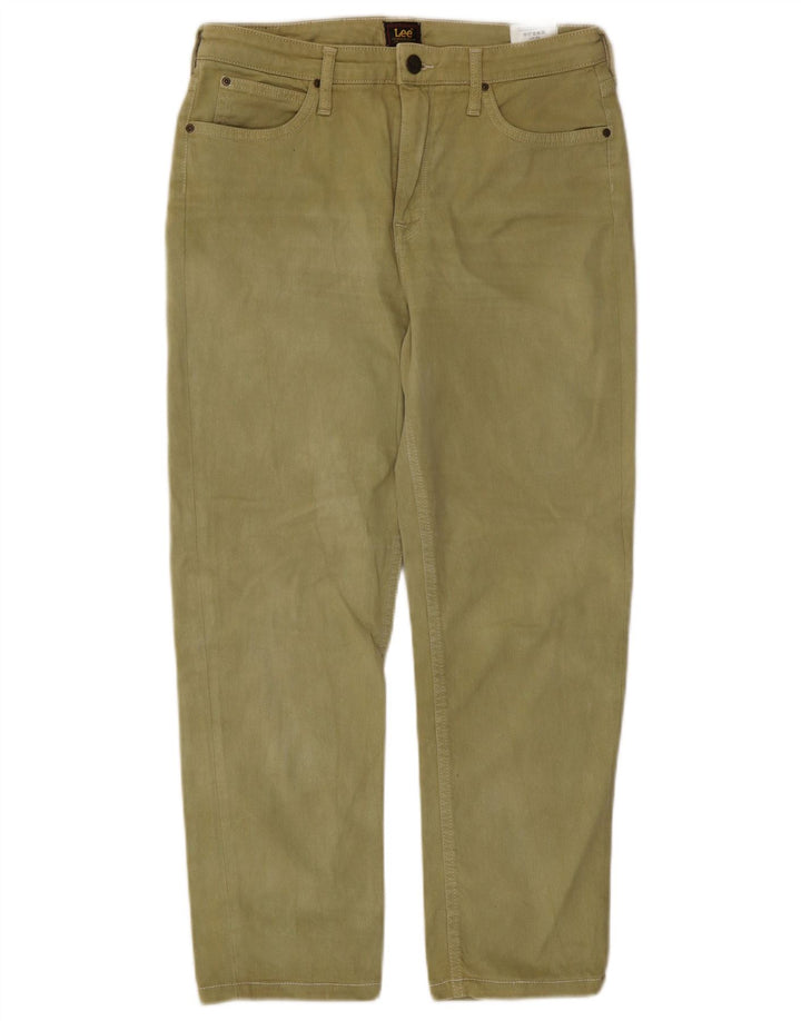Lee Dame Carol Straight Jeans W30 L26 Grøn Bomuld