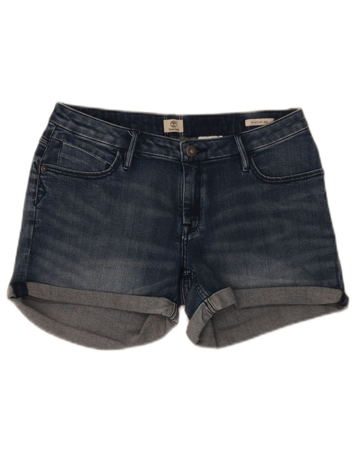Timberland denimshorts til kvinder W29 Mellem marineblå bomuld