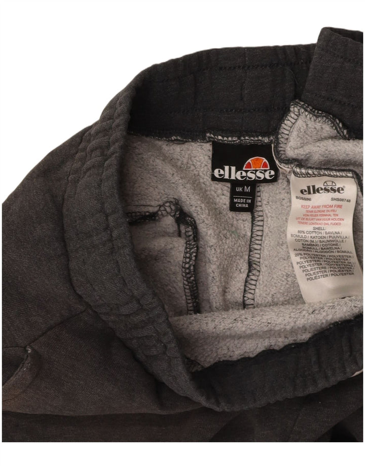 ELLESSE Mens Graphic Sport Shorts Medium Grey Cotton