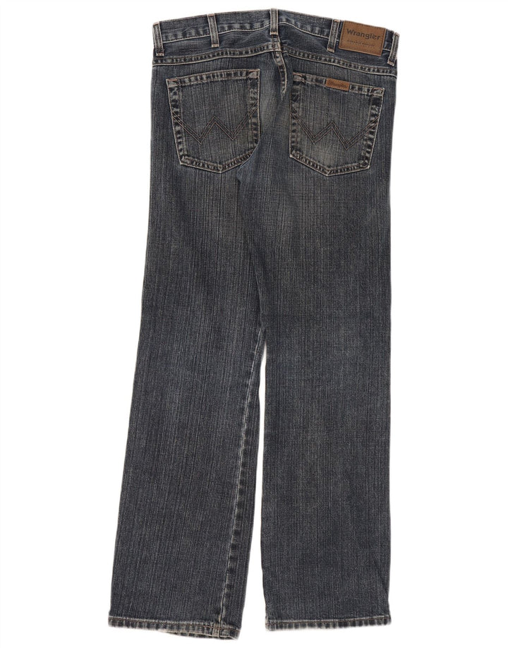 Wrangler Bootcut jeans til mænd W30 L32 blå bomuld